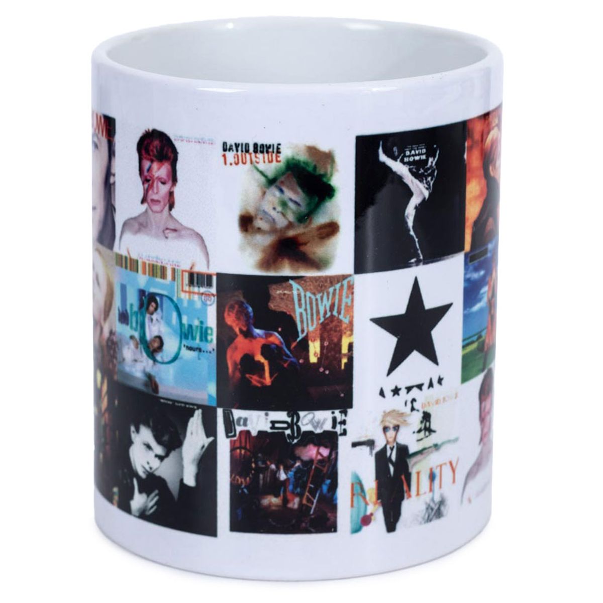 David Bowie Album Collage Kaffekrus